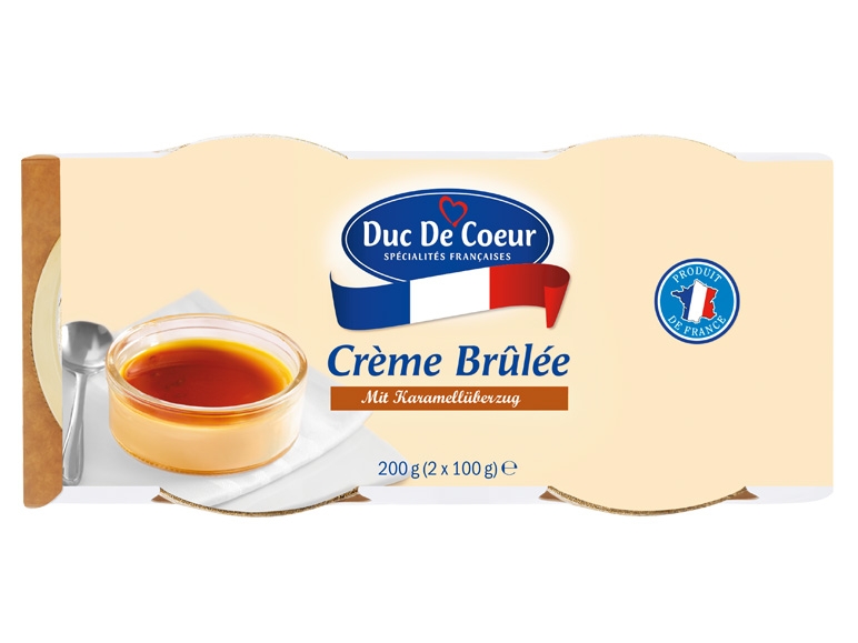 DUC DE COEUR Crème Brûlée