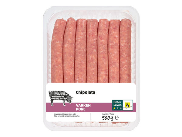 Chipolatas de porc