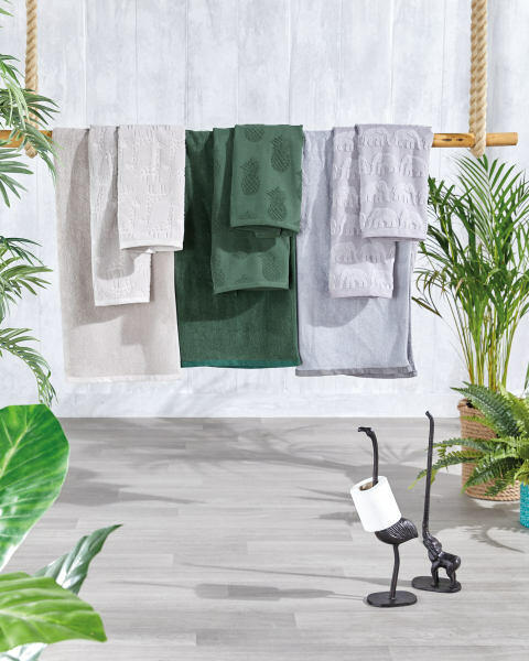 Botanical Elephant Hand Towel 2 Pack