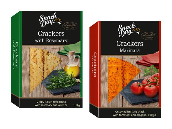 Crackers pizza