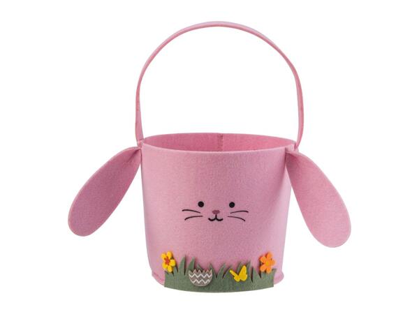 Livarno Home Decorative Easter Basket - Pink
