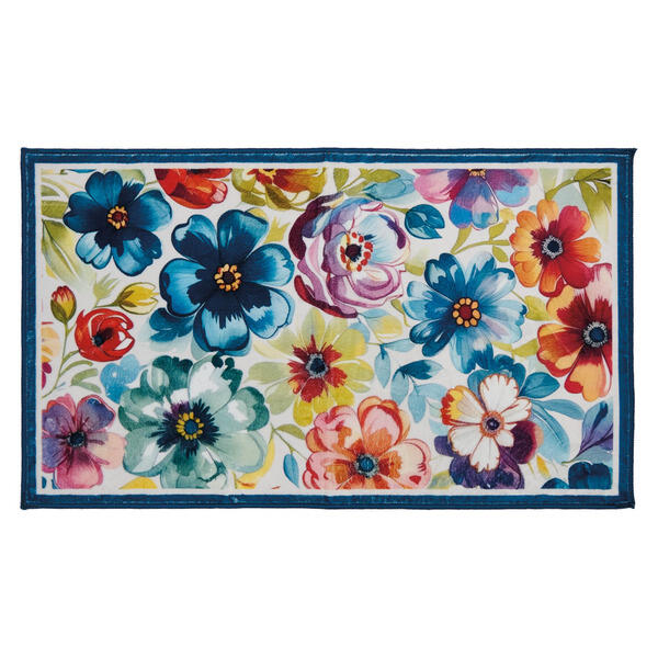 KIRKTON HOUSE Washable Kitchen Mat - Green Floral