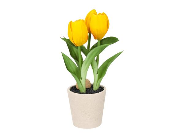 Livarno Home Yellow Artificial Tulips