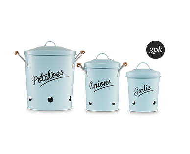 Vegetable Canisters 3pk