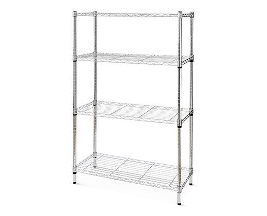 Easy Home 
 4-Tier Chrome Shelf