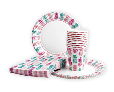 Lot de vaisselle jetable pour fête SOLO