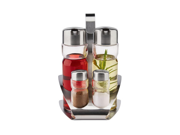 Parmesan Container, Vinegar & Oil Sprayer or Condiment Set