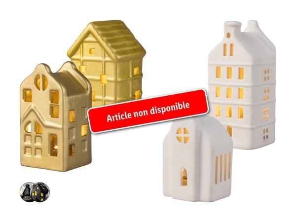Petites maisons à LED, 2 pièces