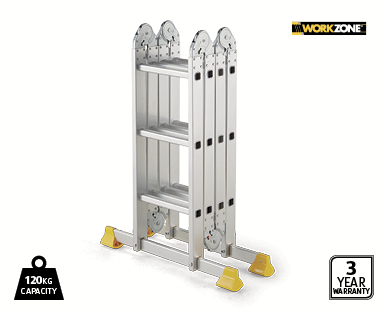 Multipurpose Aluminium Ladder 4-In-1