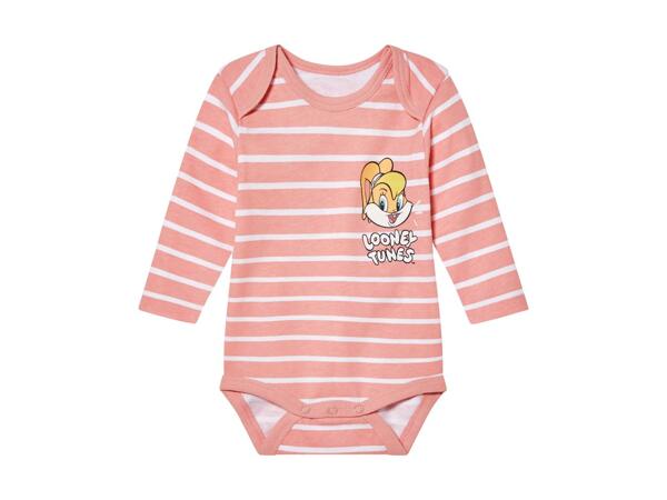 WARNER WORLD(R) Langærmet babybody