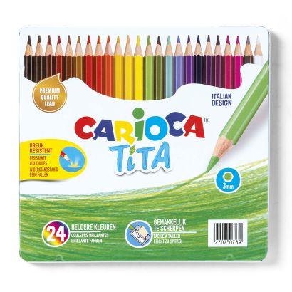 Crayons de couleur, 24 pcs