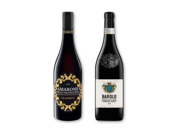 Amarone della Valpolicella Classico eller Barolo