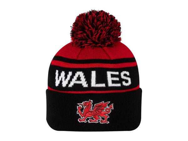 Authentic Originals Knitted Bobble Hat - Wales