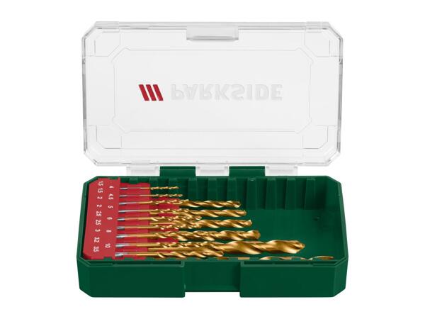 Parkside HSS Twist Drill Bit Set - 15 Piece Set