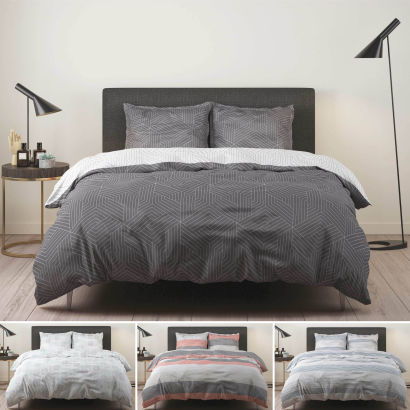 Deckbettbezug aus Satin, 2 Pers.