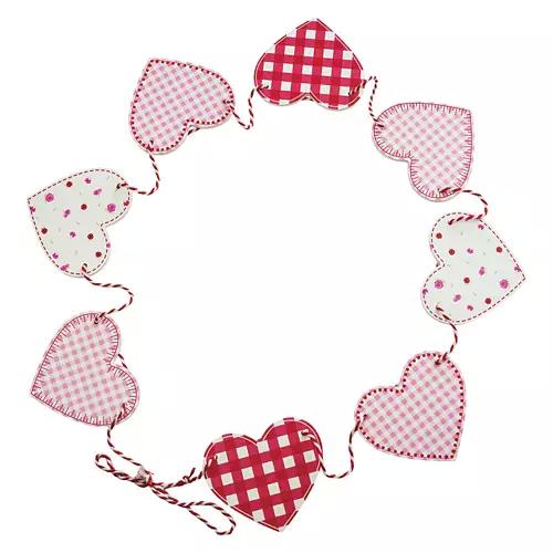 Valentine's Day Garland - Red Hearts