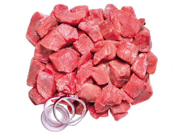 Frisches Fondue vom Rind
