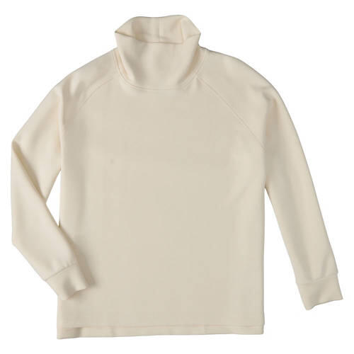 Ladies Premium Athleisure Pullover - Cream, L