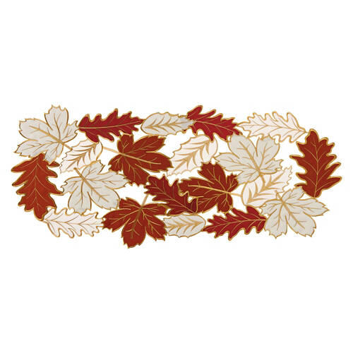 15" x 35" Table Centerpiece - Autumn Leaves