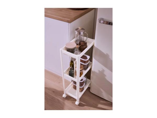 W5 White Storage Trolley
