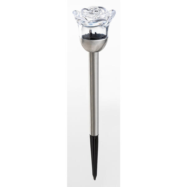 LED-Solar-Gartenstecker "Rose"