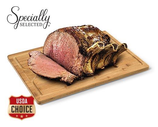 Specially Selected 
 Fresh USDA Choice Bone-In Ribeye Roast