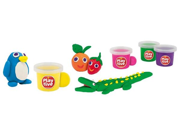Playtive Sada modelovacích plastelín, 8dílná