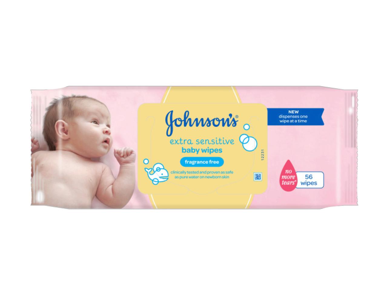 JOHNSON`S Baby Wipes Extra Sensitive