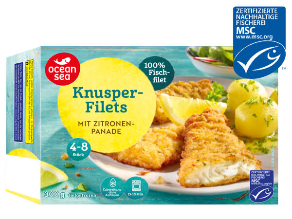 MSC Knusperfilets mit Zitronenpanade