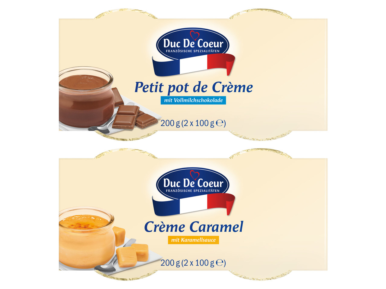 DUC DE COEUR französische Dessertspezialitäten