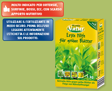 Concime speciale "Foglie verdi" FLORELIA(R) NATUR