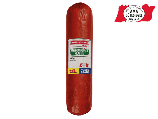 Jausenwurst 500 g + 250 g gratis