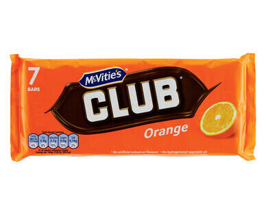 McVitie's Club Orange 7pk/154g