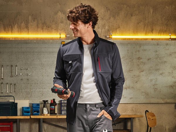 Herren Softshell-Arbeitsjacke