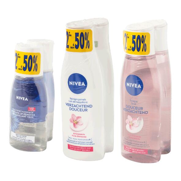 NIVEA(R) 				Gezichtsreiniging, 2 st.