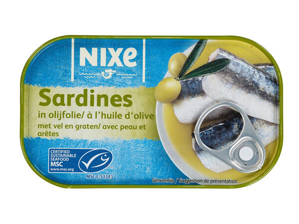Sardines à l'huile d'olive
