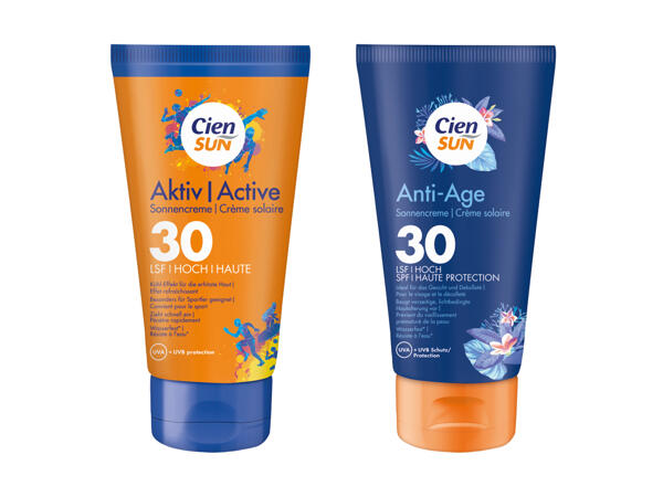 Crème solaire sport/anti-âge