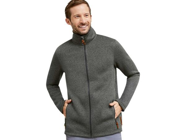 Men's Knitted Fleece Jacket