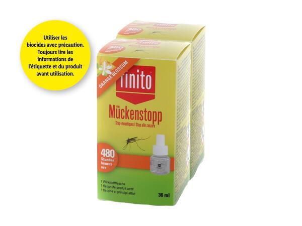 Stop-moustiques finito, recharge, pack de 2