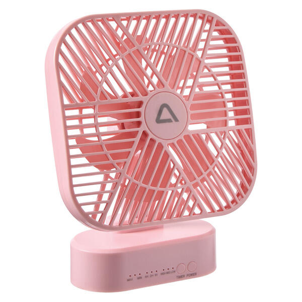 Ambiano Pink Rechargeable Fan - 5"