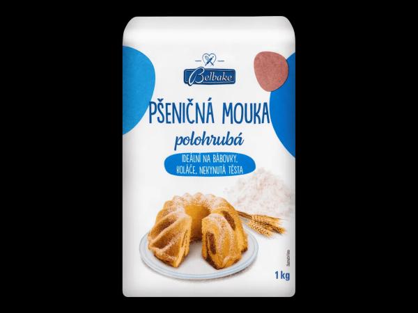 Pšeničná mouka polohrubá