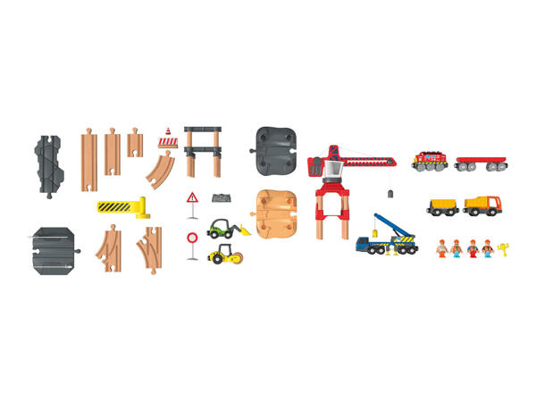 Playtive Construction Site Train Set