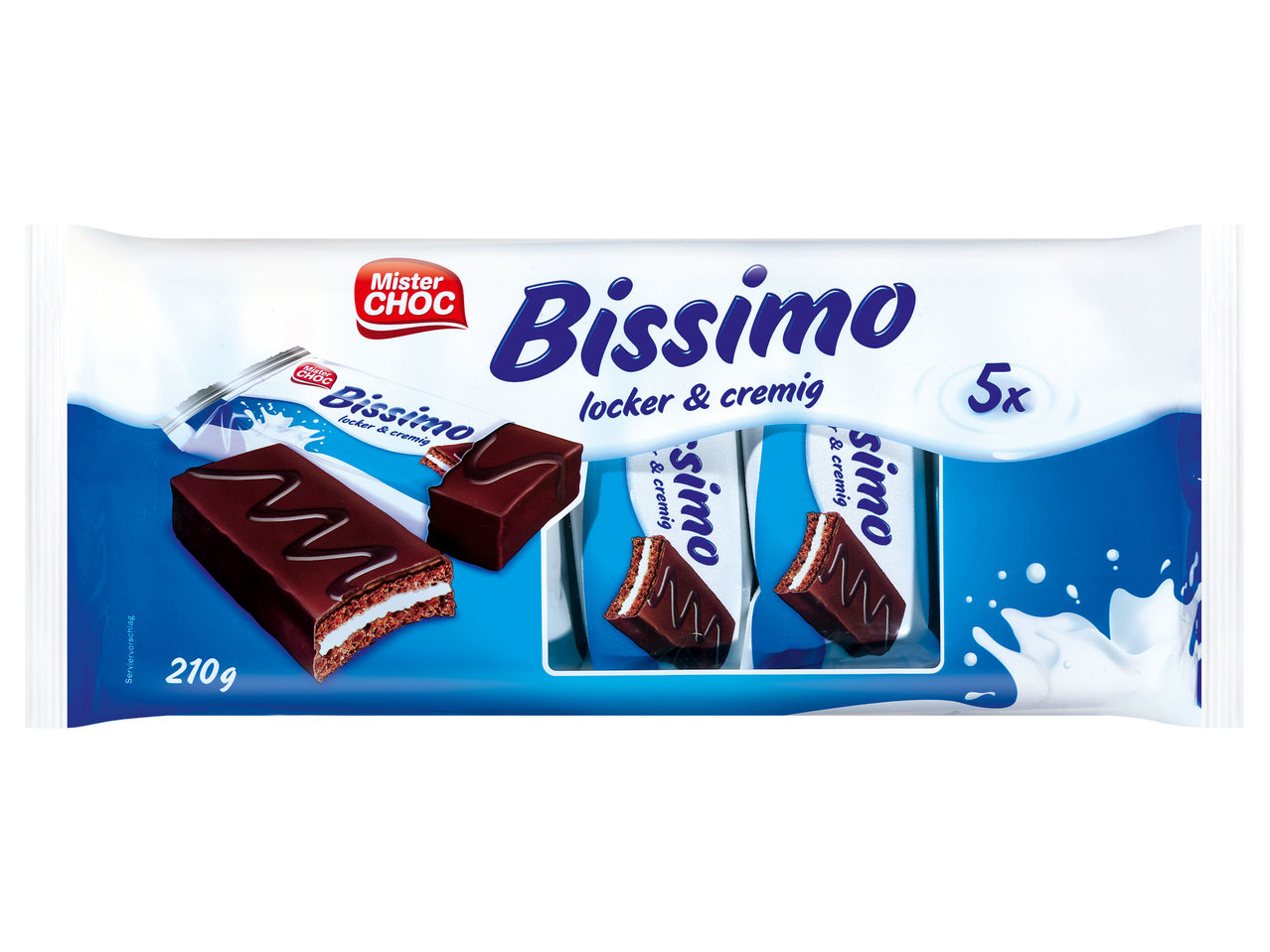 MISTER CHOC Bissimo Kuchenriegel