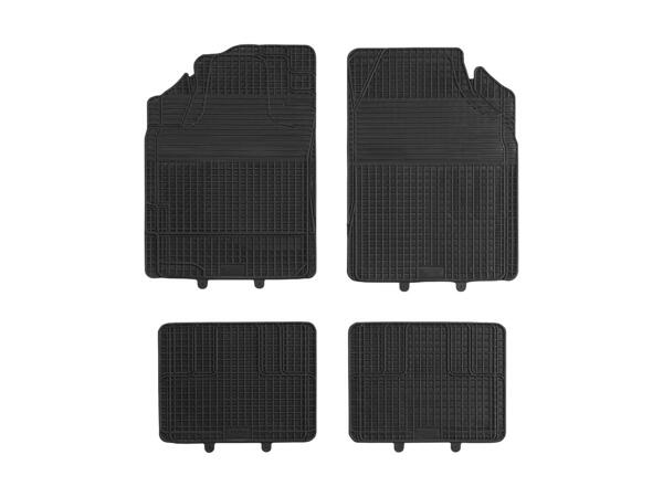 Set de tapis de voiture pour tous les temps, 4 pièces