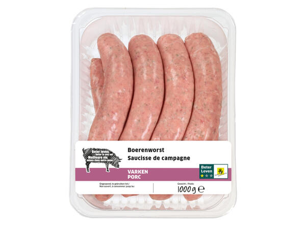 Saucisses de campagne