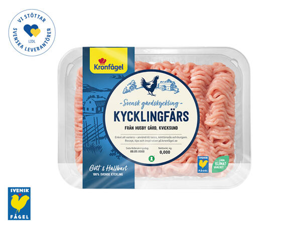 Kronfågel färsk kycklingfärs