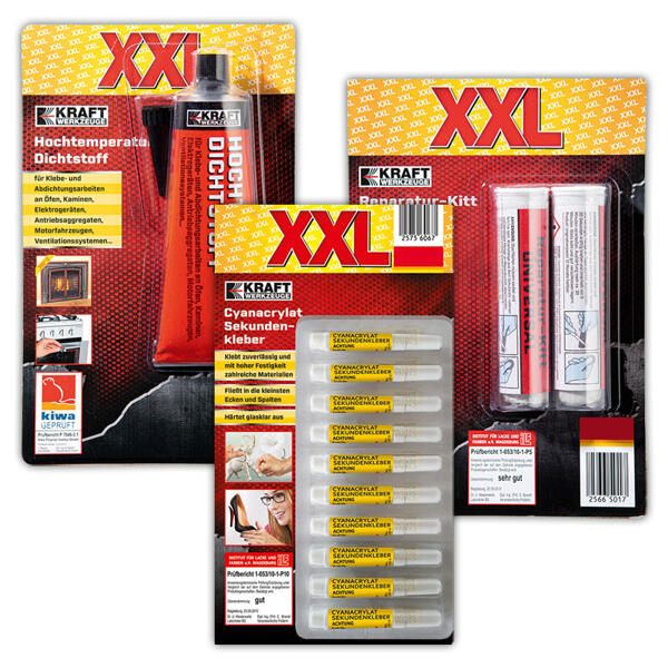 XXL-Kleb- und Dichtstoffe
