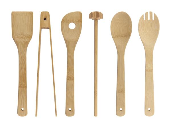 Ustensiles de cuisine en bambou