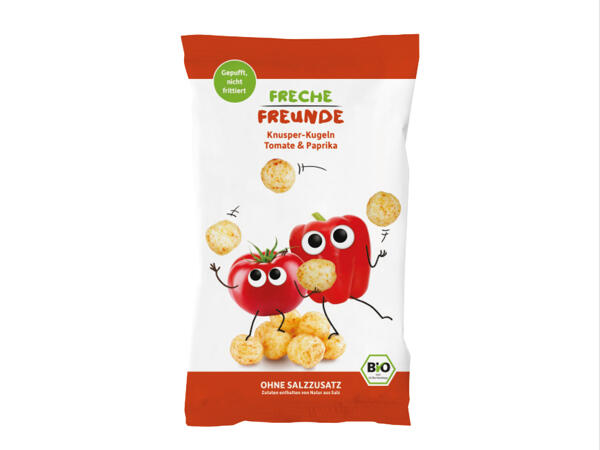 Freche Freunde Bio Knusper-Kugeln Tomate & Paprika