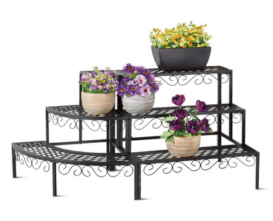 Gardenline Iron Decorative Flower Step